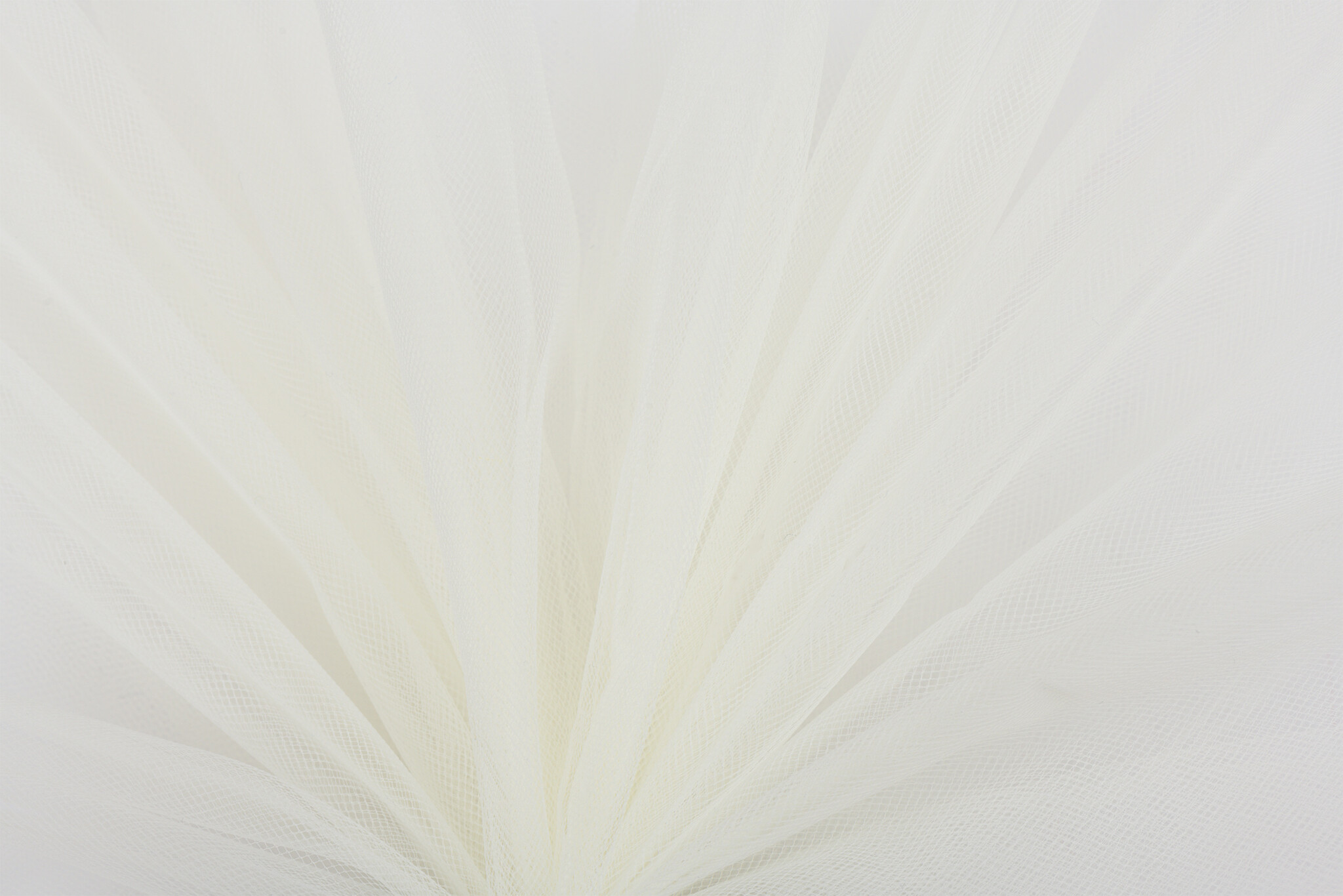 Bruidstule Stof Ivoor 300CM Breed