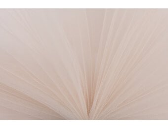 Bruidstule Stof Licht Beige 300CM Breed