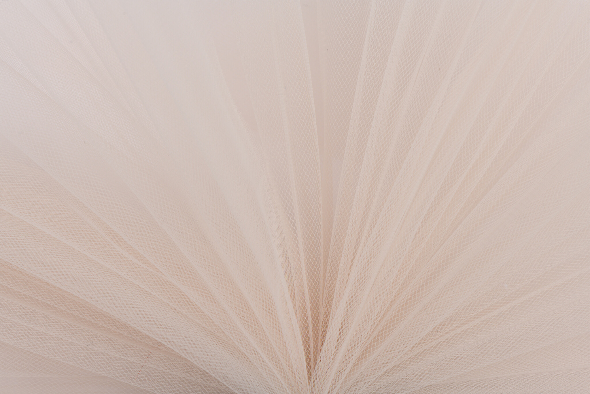 Bruidstule Stof Licht Beige 300CM Breed