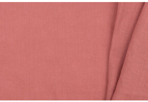 Gewassen Linnen Stof Klei Roze