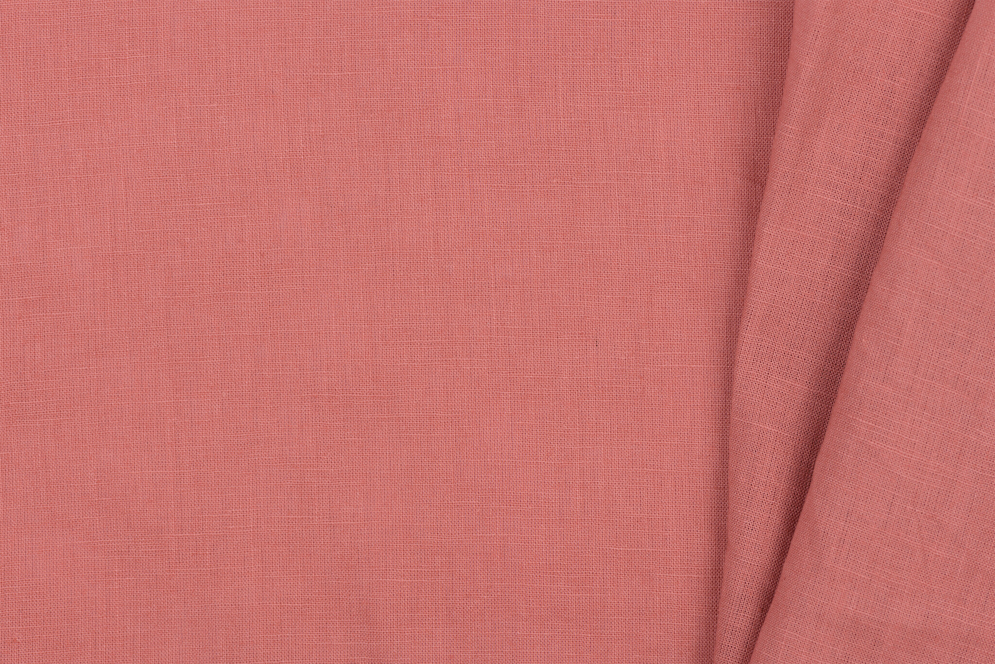 Gewassen Linnen Stof Klei Roze