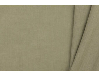 Gewassen Linnen Stof Olijf