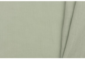 Gewassen Linnen Stof Dusty Groen