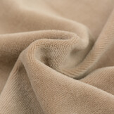 Nicky Velours Donker Beige