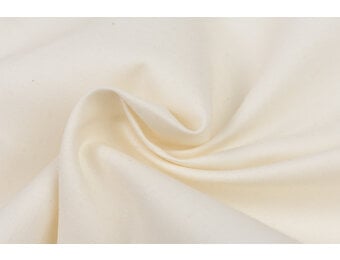 Katoen Satijn Stof Naturel