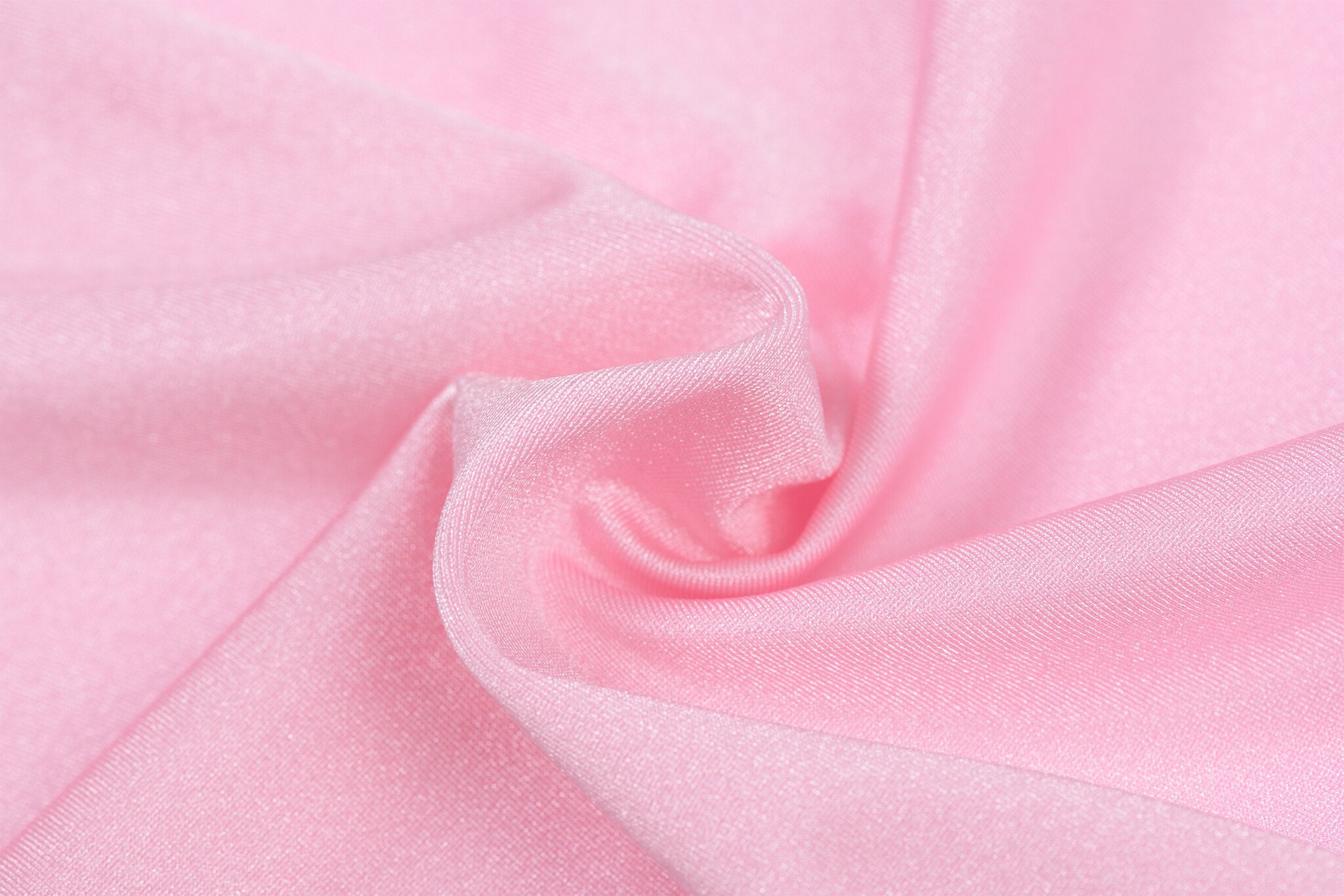 Lycra Stof (Glanzend) Licht Roze