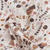 Jersey Katoen Print - Landelijke Bloementuin