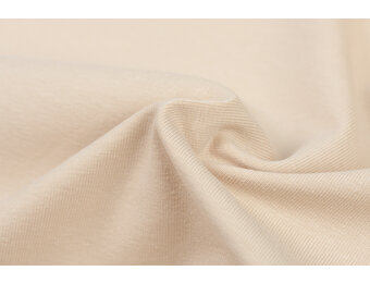 Jersey Katoen Stof - Licht Beige