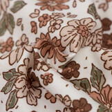 Jersey Katoen Stof - Natuur Bloemen