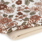 Jersey Katoen Stof - Natuur Bloemen