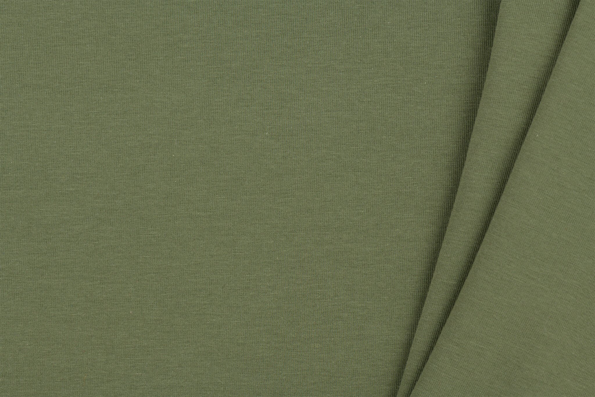 Jersey Katoen Stof - Bos Groen