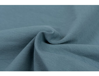 Jersey Katoen Stof - Jeans Blauw