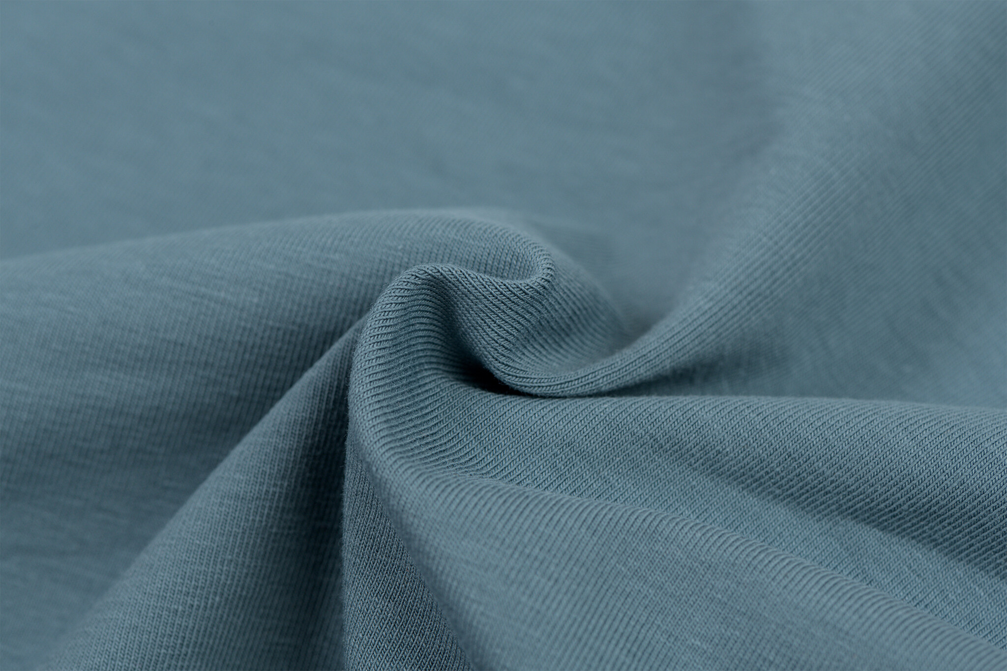 Jersey Katoen Stof - Jeans Blauw