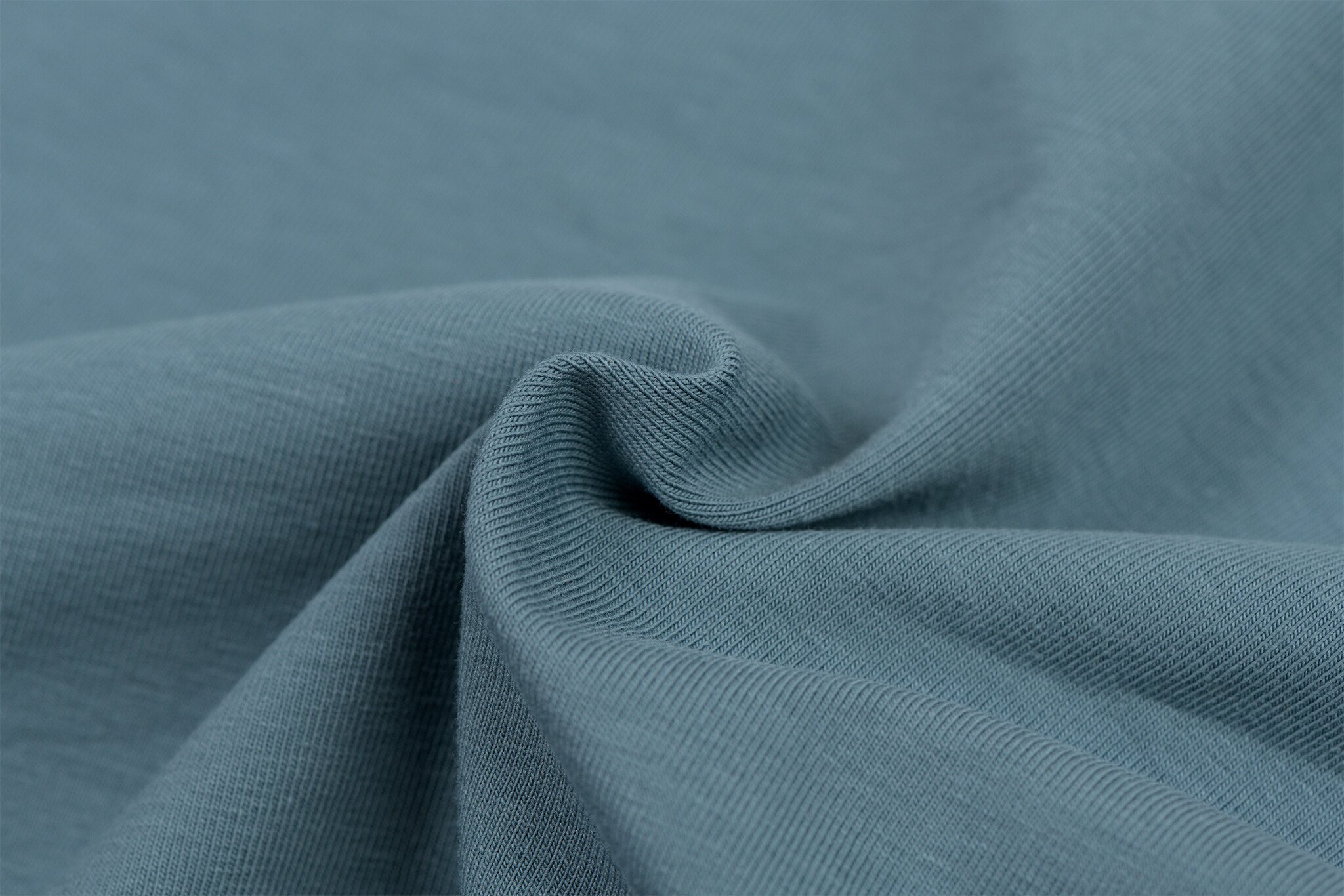 Jersey Katoen Stof - Jeans Blauw