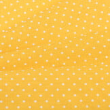 Katoen Poplin Mini Stip Geel