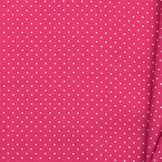 Katoen Poplin Mini Stip Fuchsia