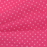 Katoen Poplin Mini Stip Fuchsia