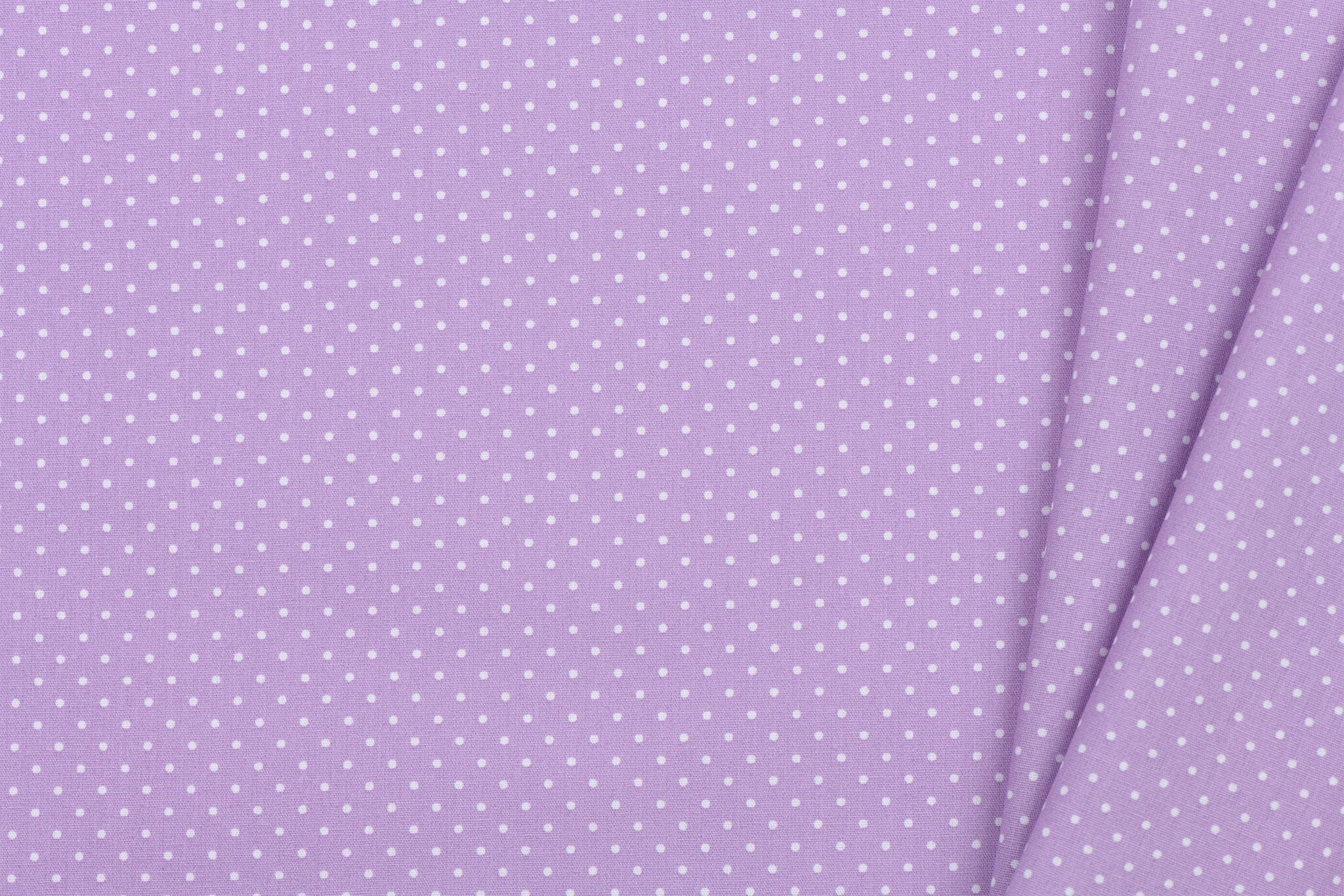 Katoen Poplin Mini Stip Lila