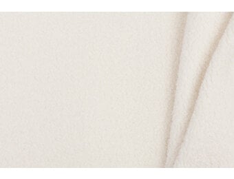 Teddy Fleece Doubleface Stof - Ecru