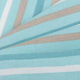 Katoen Poplin Stof TOFF - Streepjes Licht Mint