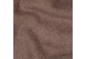 Organic Katoen Fleece Stof - Mokka Melange