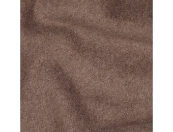 Organic Katoen Fleece Stof - Mokka Melange
