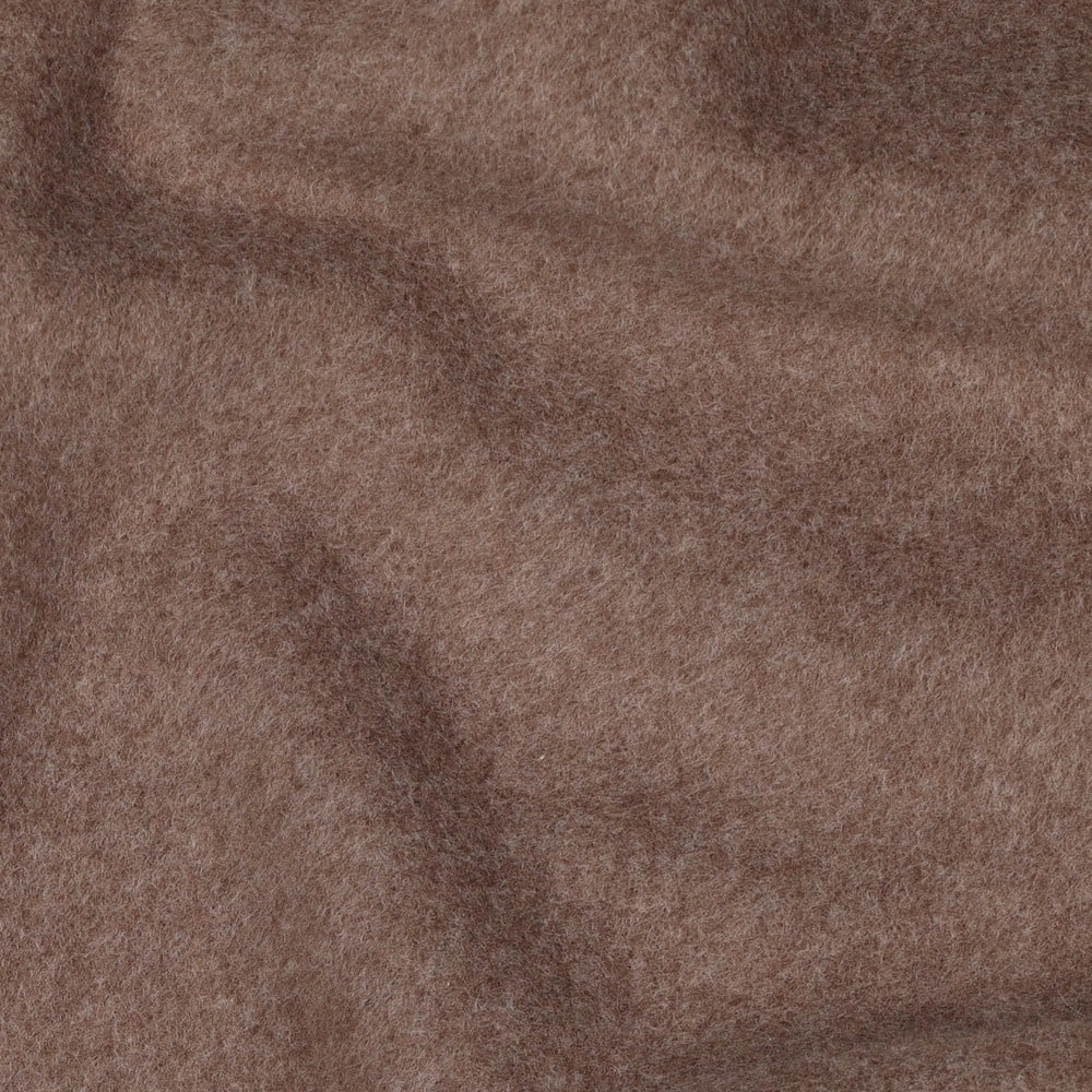 Organic Katoen Fleece Stof - Mokka Melange