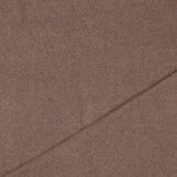 Organic Katoen Fleece Stof - Mokka Melange