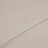 Organic Katoen Fleece Stof - Beige Melange