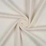 Organic Katoen Fleece Stof - Ecru