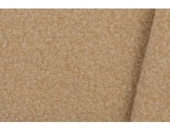 Boucle Stof Gekruld Gemeleerd Beige