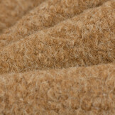 Boucle Stof Gekruld Gemeleerd Camel