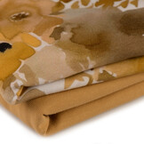 Jersey Katoen Stof Digitale Print - Sienna Bloemen