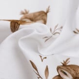 Jersey Katoen Stof Digitale Print - Schattige Bosuilen