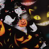 French Terry Stof Scary Halloween