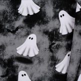 French Terry Stof Spooky Ghosts Halloween