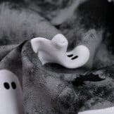 French Terry Stof Spooky Ghosts Halloween
