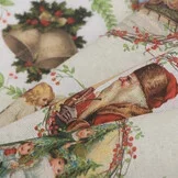 Deco Stof Kerst - Vintage Kerstmis