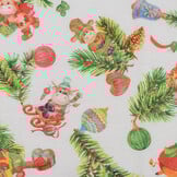 Deco Stof Kerst - Speelse Kerstrendieren