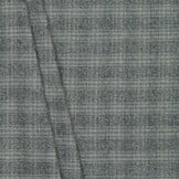 Schotse Ruit Stof Tartan Check Stretch Off White/Zwart/Taupe
