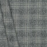 Schotse Ruit Stof Tartan Check Stretch Off White/Zwart/Taupe