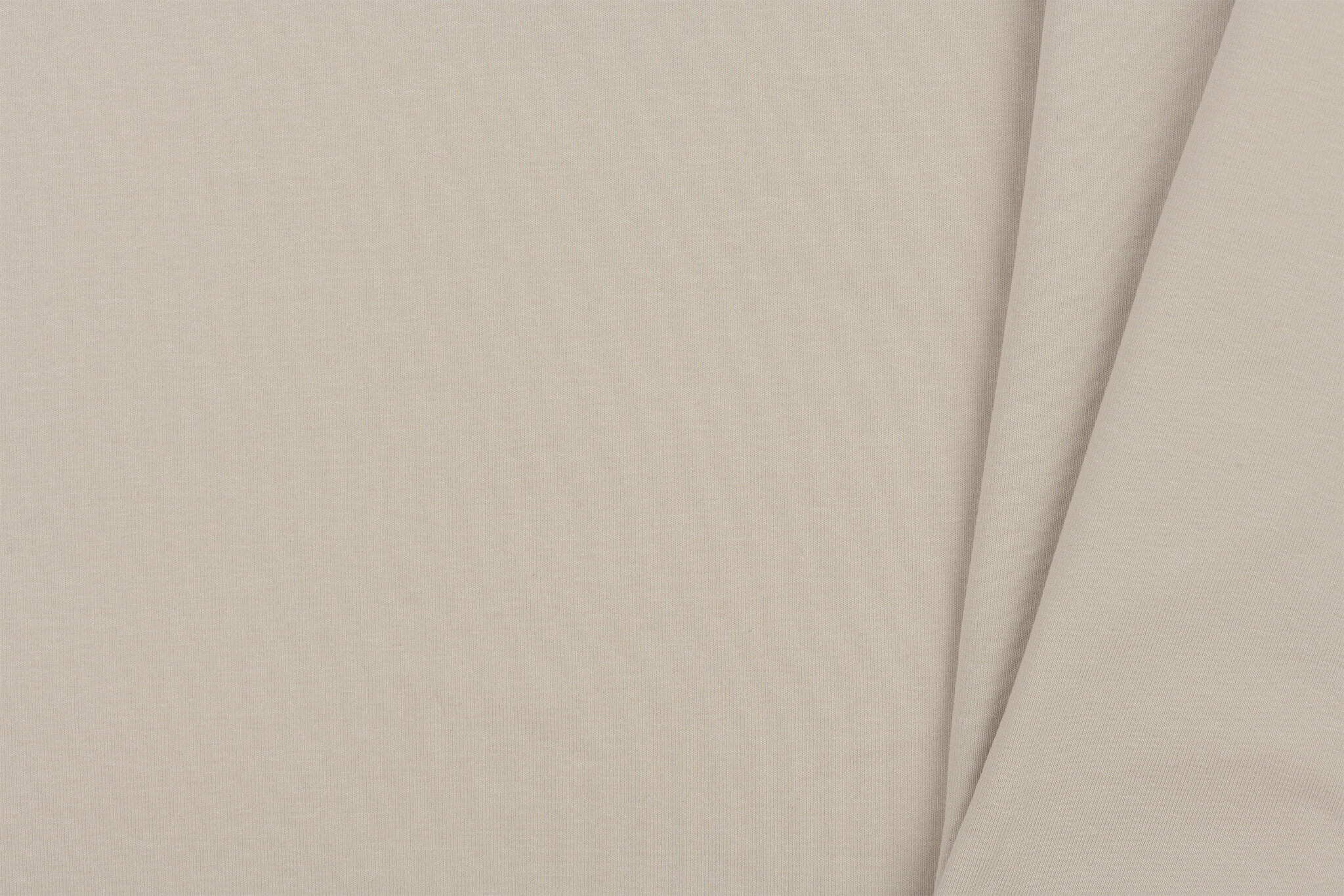 Jersey Katoen Stof - Kiezelgrijs