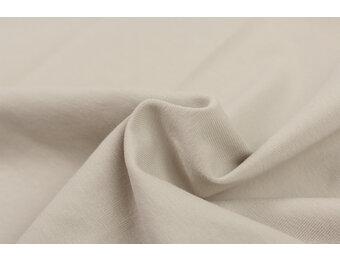 Jersey Katoen Stof - Kiezelgrijs