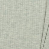 Rib Jersey Stof Groen Melange