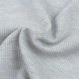 Rib Jersey Stof Blauw Melange