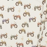 Jersey Katoen Digitale Print - Tractoren