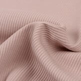 Rib Jersey Stof Oud Roze