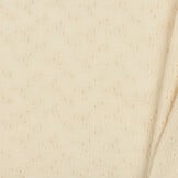 Hydrofiel Stof Geborduurd - Millefleurs Naturel