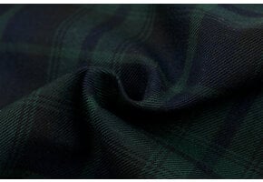 Schotse Ruit Stof Black Watch Donkergroen - Marineblauw