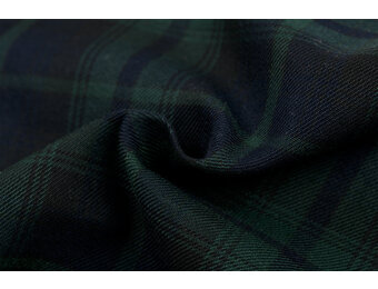 Schotse Ruit Stof Black Watch Donkergroen - Marineblauw